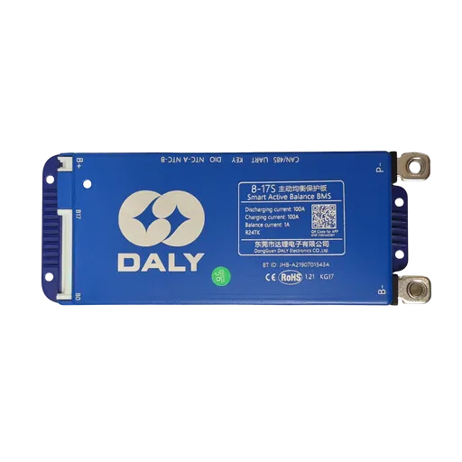 BMS DALY 100A з активним баласиром 1А 8-17S BT CAN/RS485