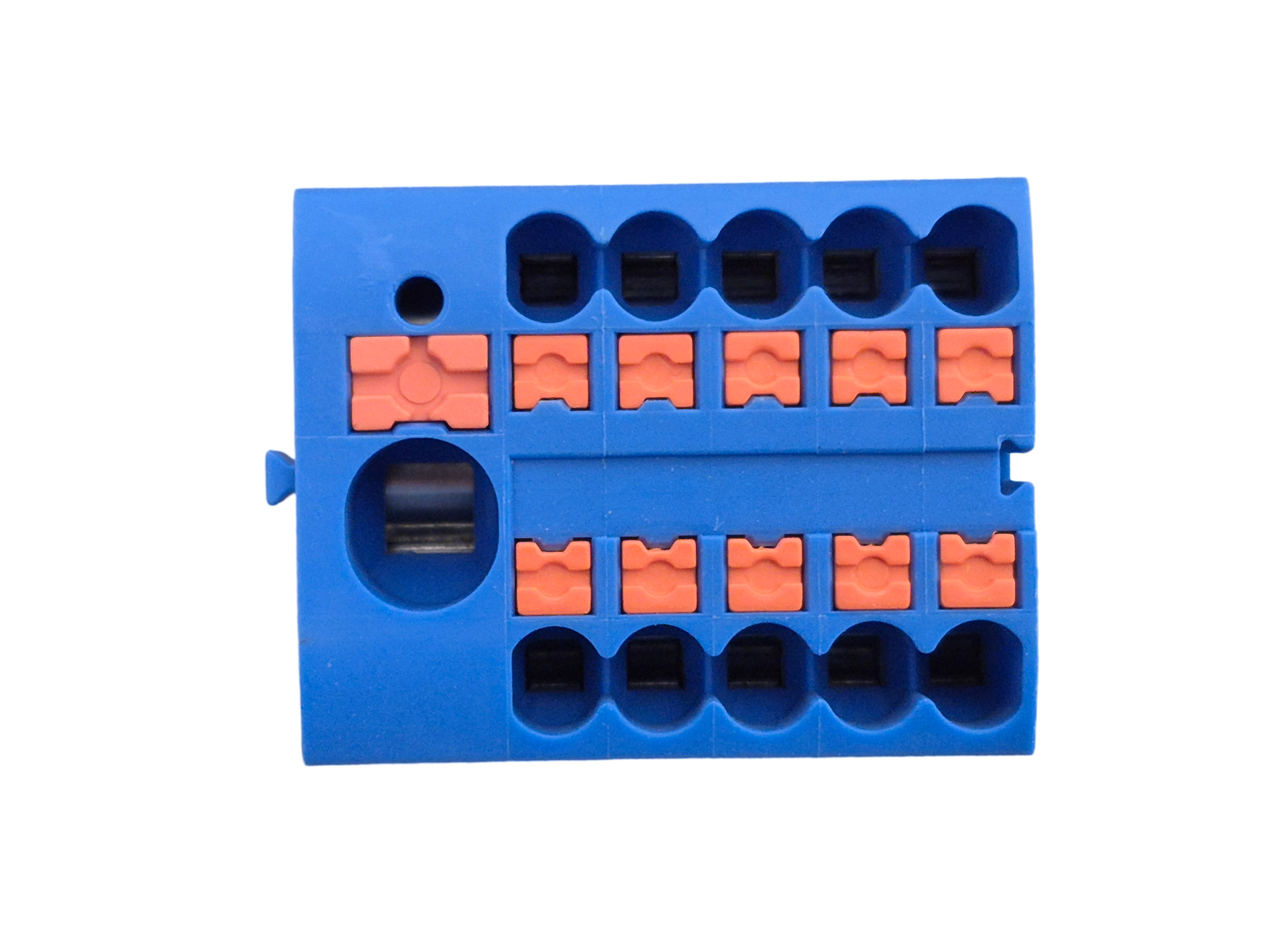 Розподільний блок з пружинними контактами 1x6мм2+10х2.5мм2