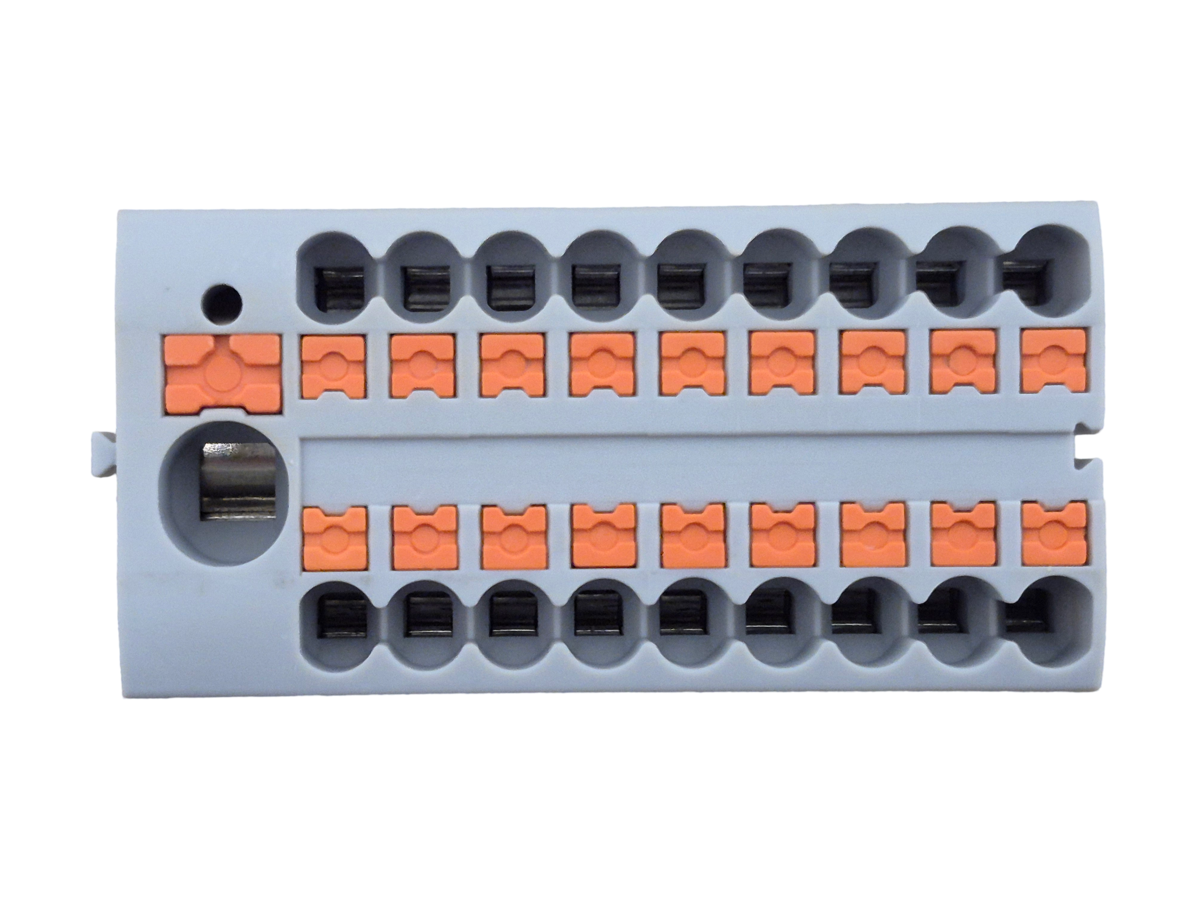 Розподільний блок з пружинними контактами 1x6мм2+18х2.5мм2