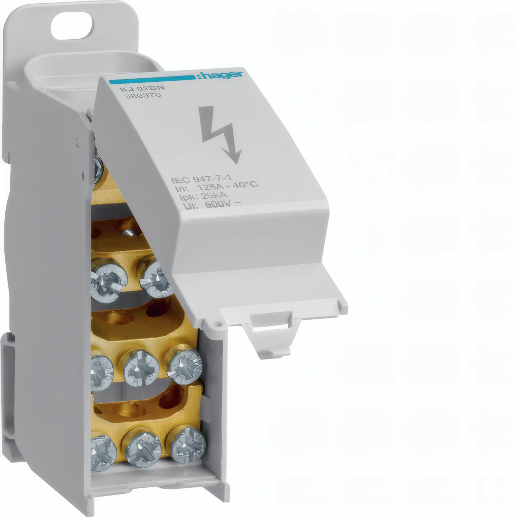 Розподільчий блок Hager KJ02DN 125.0A