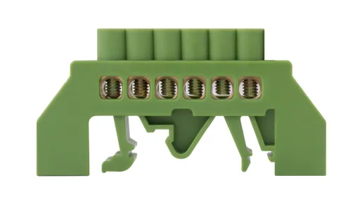 Шина нульова e.bsi.pro.2.6 в ізольованому корпусі універсальна зелена (E.NEXT p0650019) 2