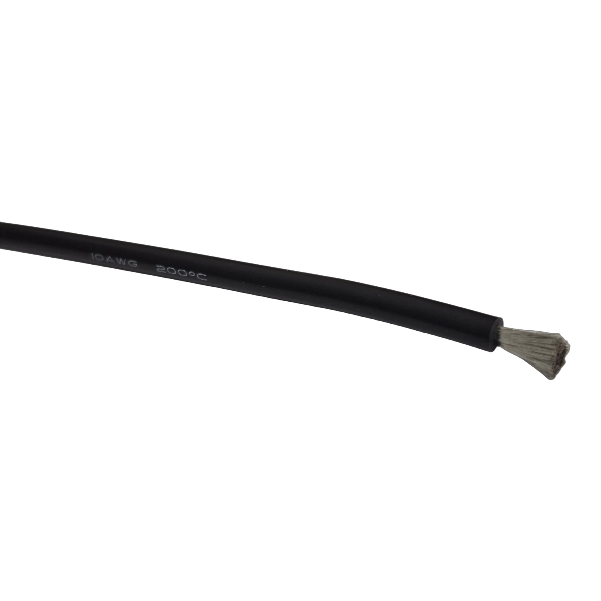Провід із силіконовою ізоляцією 10AWG MINZAN, чорний