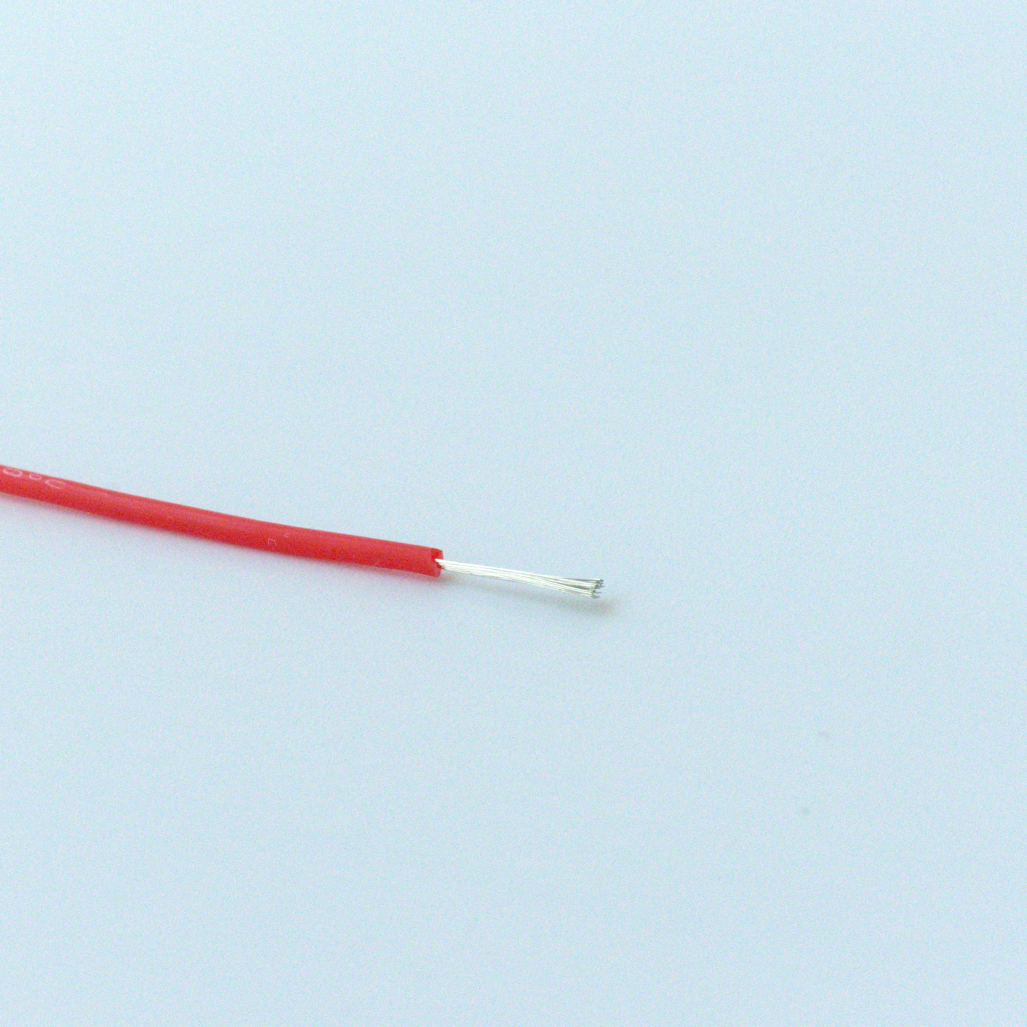 Провід із силіконовою ізоляцією 24AWG, червоний