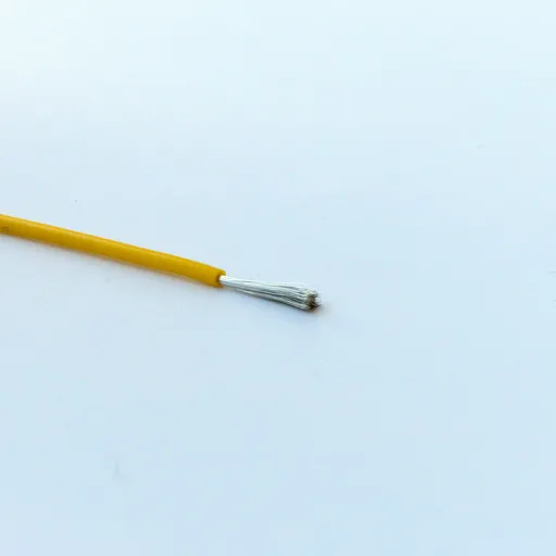 Провід із силіконовою ізоляцією 18AWG, жовтий