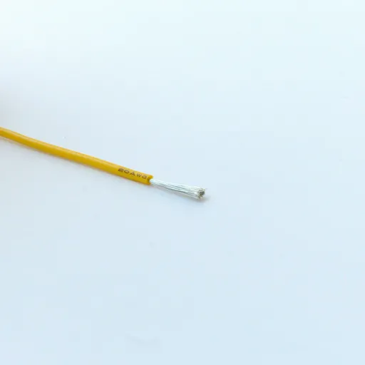 Провід із силіконовою ізоляцією 20AWG, жовтий