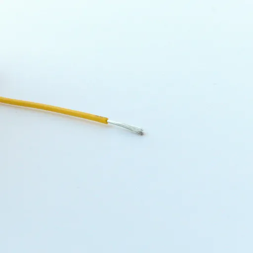 Провід із силіконовою ізоляцією 22AWG, жовтий