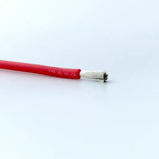 Провід із силіконовою ізоляцією 14AWG, червоний