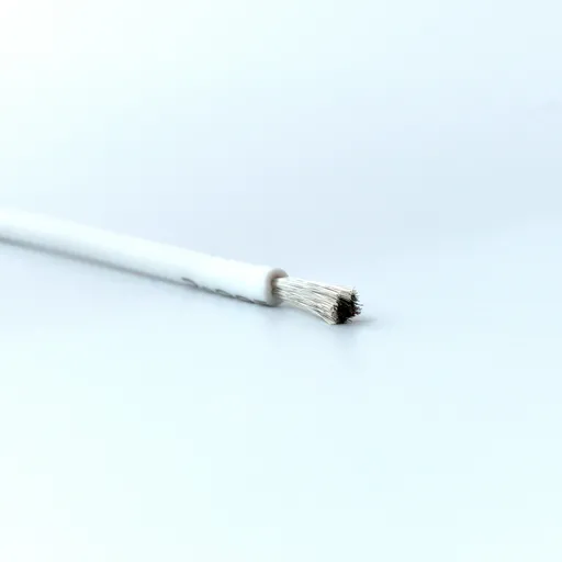 Провід із силіконовою ізоляцією 14AWG, білий