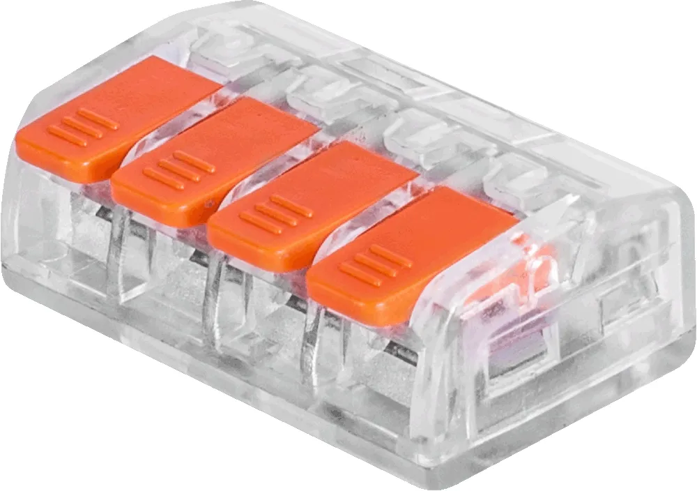 Клемна колодка e.lc.pro.tr.pl.4 з натискним важелем E.NEXT p0660107