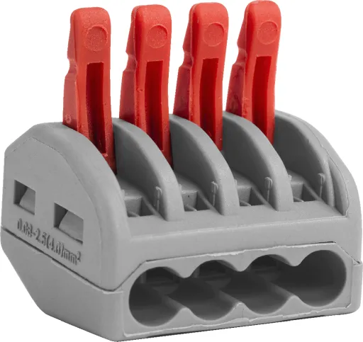 Клемна колодка e.lc.pro.pl.4 з натискним важелем E.NEXT p0660007 4