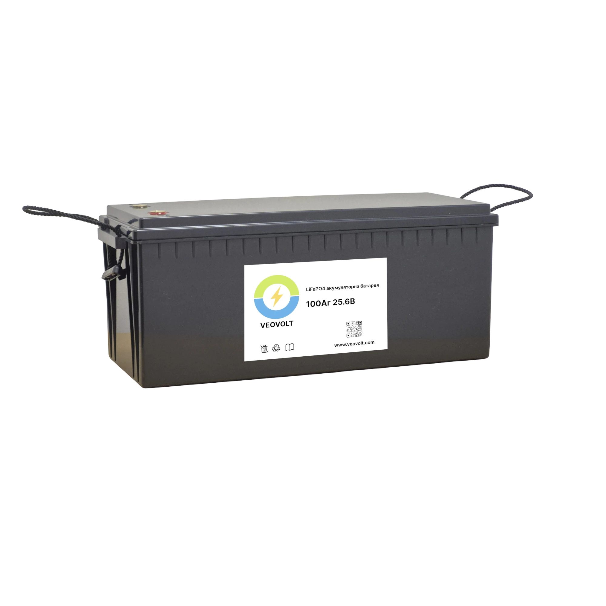 Акумуляторна батарея Veovolt 100Аг 25.6В 