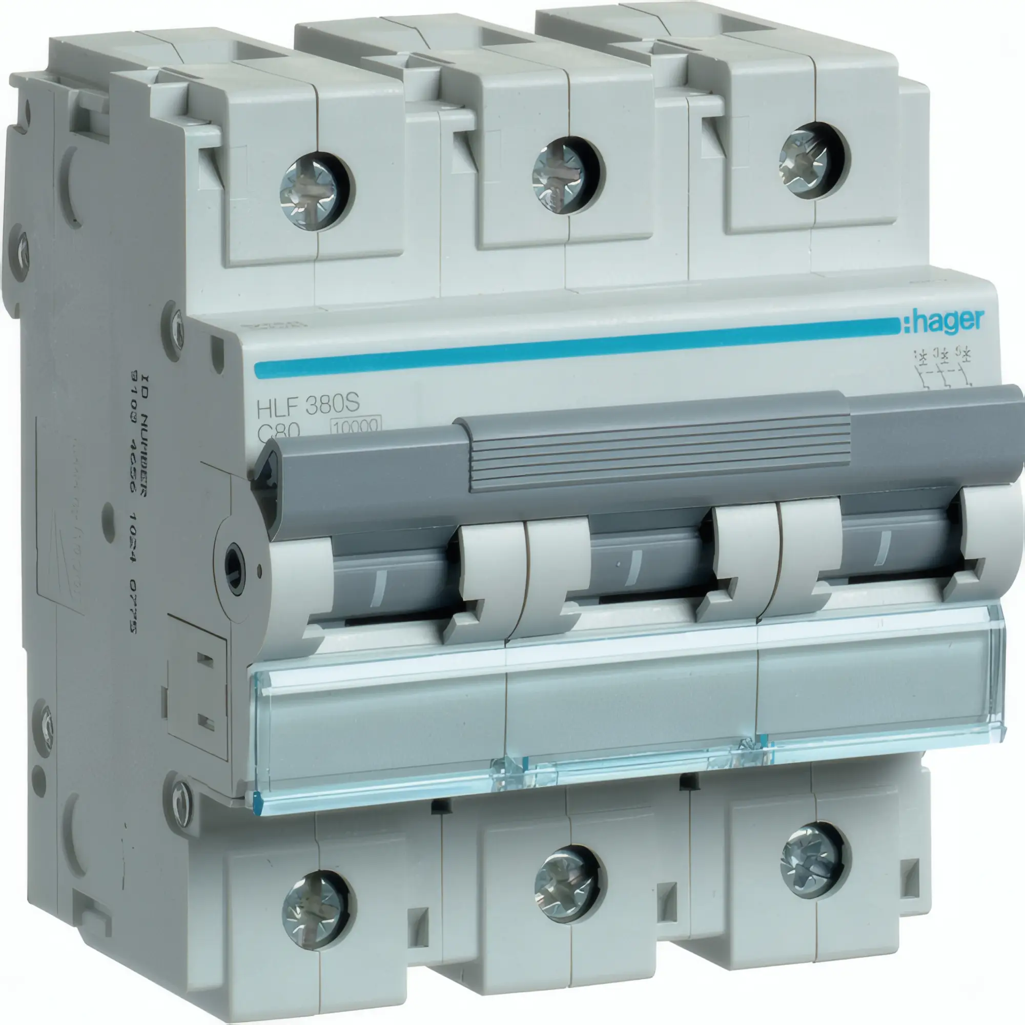 Автоматичний вимикач Hager HLF380S 80.0A 3 P