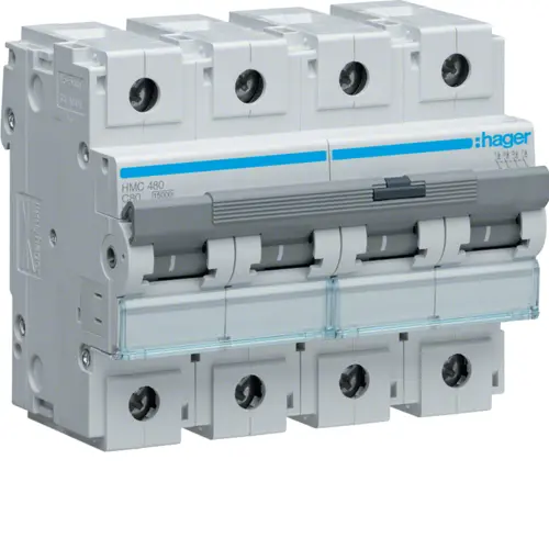 Автоматичний вимикач Hager HMC480 80.0A 4 P