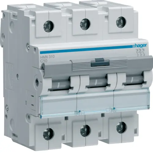 Автоматичний вимикач Hager HMX310 10.0A 3 P