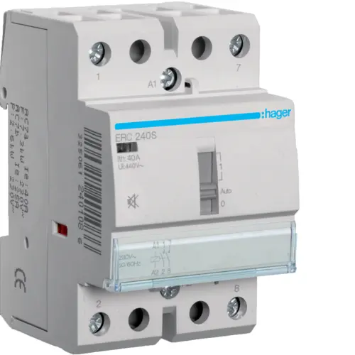 Модульний контактор Hager ERC240S 40.0A