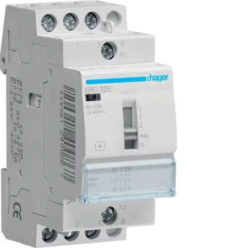 Модульний контактор Hager ERC325 25.0A