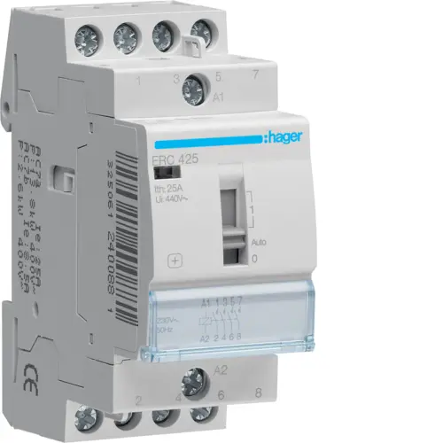 Модульний контактор Hager ERC425 25.0A