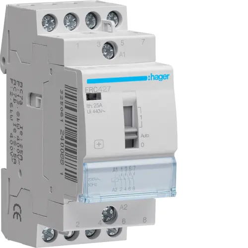 Модульний контактор Hager ERC427 25.0A