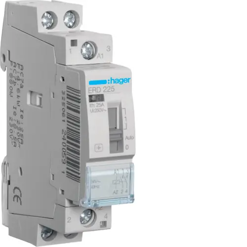 Модульний контактор Hager ERD225 25.0A