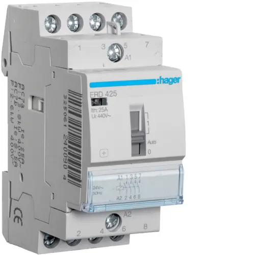 Модульний контактор Hager ERD425 25.0A