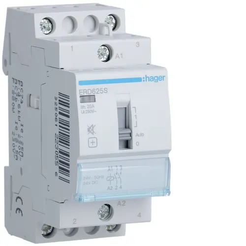 Модульний контактор Hager ERD625S 25.0A