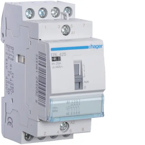 Модульний контактор Hager ERL425 25.0A