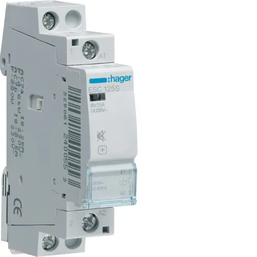 Модульний контактор Hager ESC125S 25.0A
