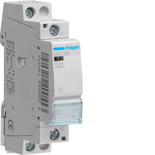Модульний контактор Hager ESC125 25.0A