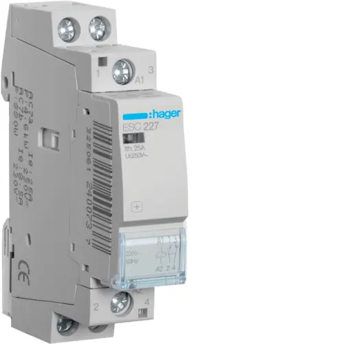 Модульний контактор Hager ESC227 25.0A