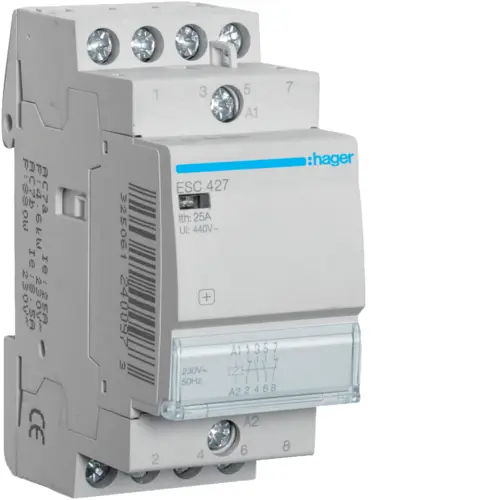 Модульний контактор Hager ESC427 25.0A
