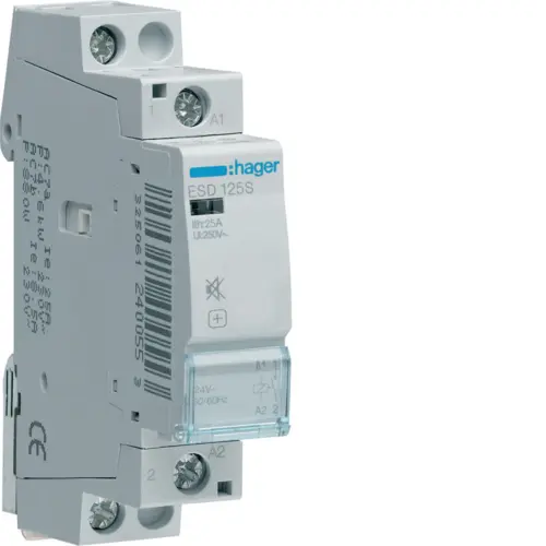 Модульний контактор Hager ESD125S 25.0A