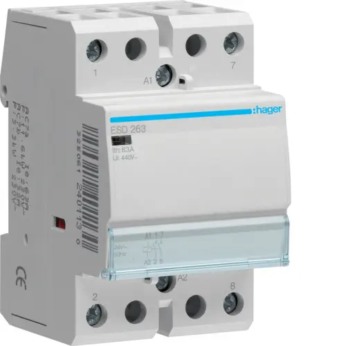 Модульний контактор Hager ESD263 63.0A