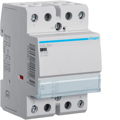 Модульний контактор Hager ESD264 63.0A