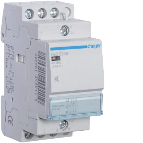 Модульний контактор Hager ESD325S 25.0A