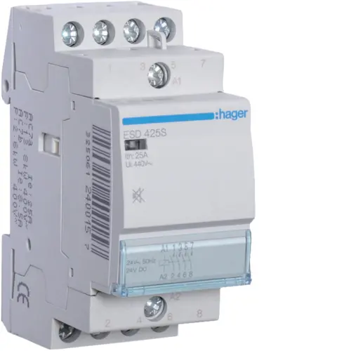 Модульний контактор Hager ESD425S 25.0A