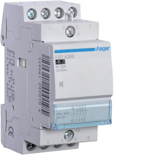 Модульний контактор Hager ESD426S 25.0A