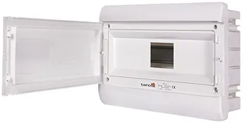 Корпус пластиковий, що вбудовується (PT) 5-модульний, однорядний., IP40, з непрозорими дверцятами E.NEXT 6666-105непр