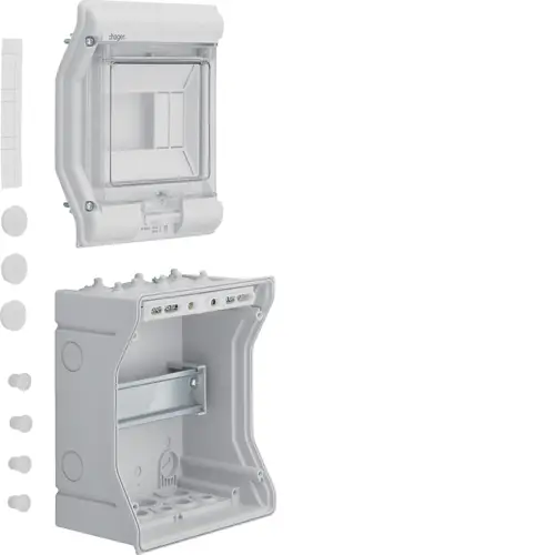 Розподільчий щит Hager VE106D 6M 1р wall_external