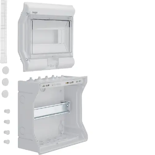 Розподільчий щит Hager VE110D 10M 1р wall_external
