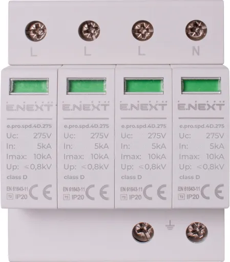 Пристрій для захисту від імпульсних перенапруг E.NEXT p076012 2