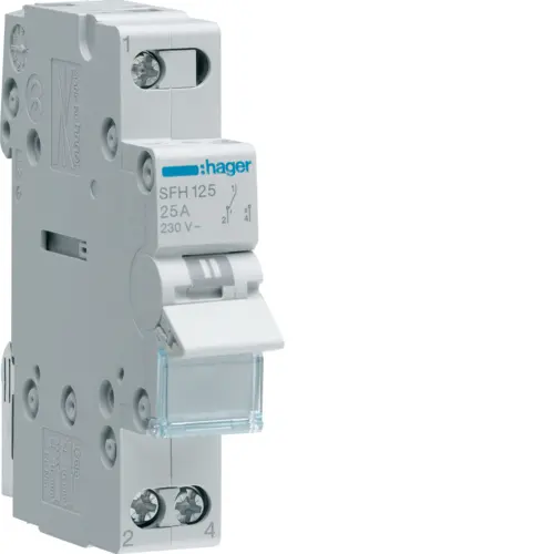 Перемикач навантаження Hager SFH125 25.0A 1P