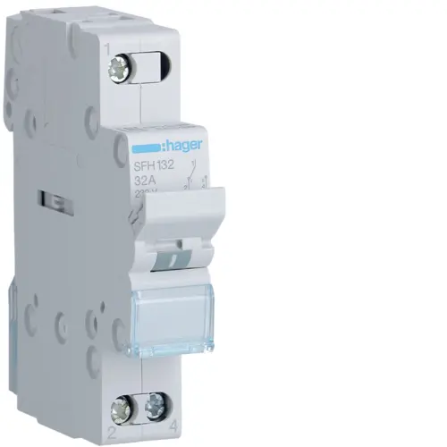 Перемикач навантаження Hager SFH132 32.0A 1P