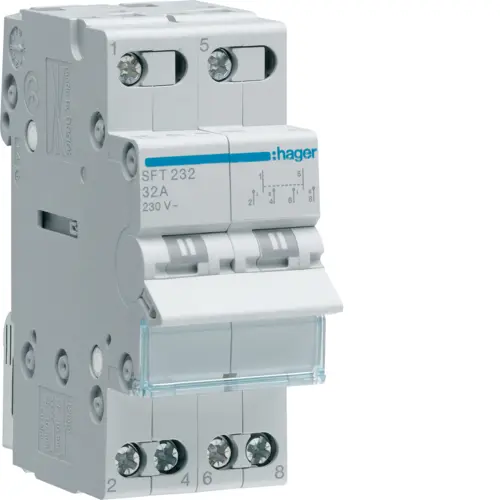Перемикач навантаження Hager SFH232 32.0A 2P