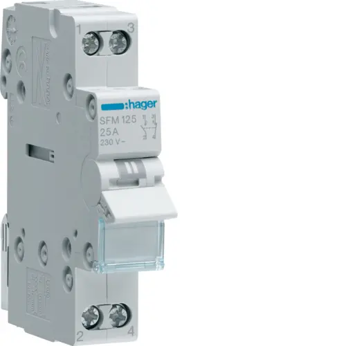 Перемикач навантаження Hager SFM125 25.0A 1P