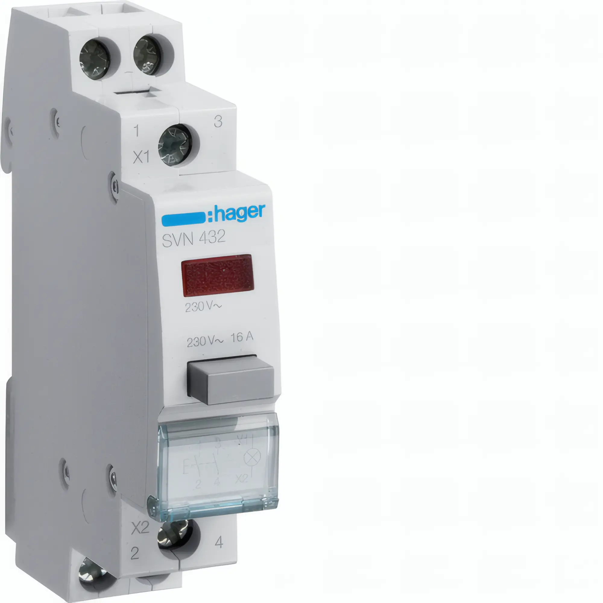 Кнопковий вимикач Hager SVN432 16.0A
