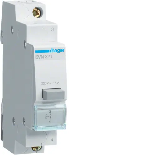Кнопковий вимикач Hager SVN321 16.0A