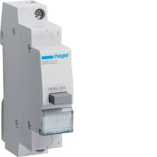 Кнопковий вимикач Hager SVN322 16.0A