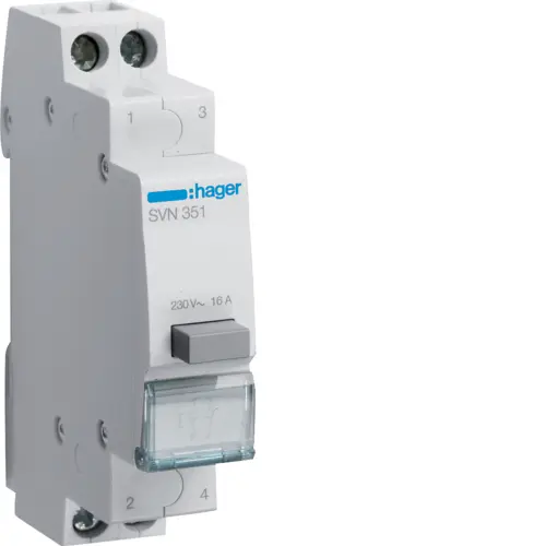 Кнопковий вимикач Hager SVN351 16.0A