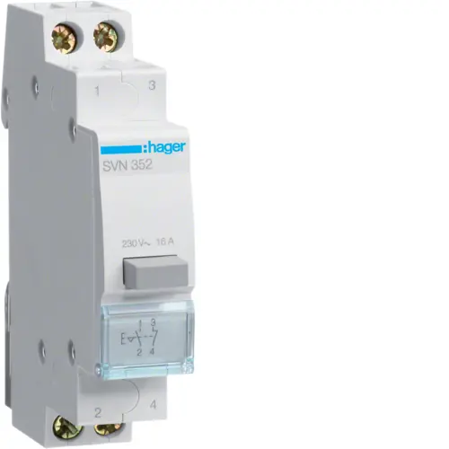 Кнопковий вимикач Hager SVN352 16.0A