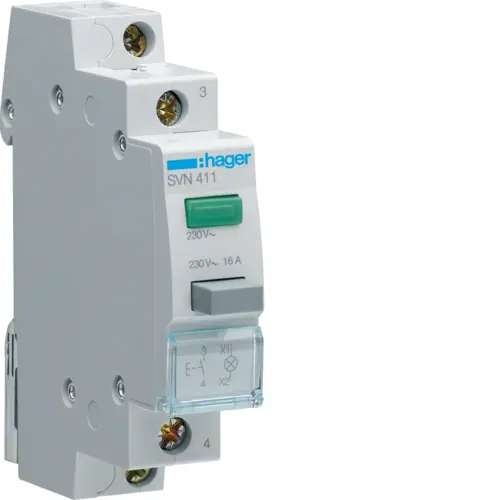 Кнопковий вимикач Hager SVN411 16.0A